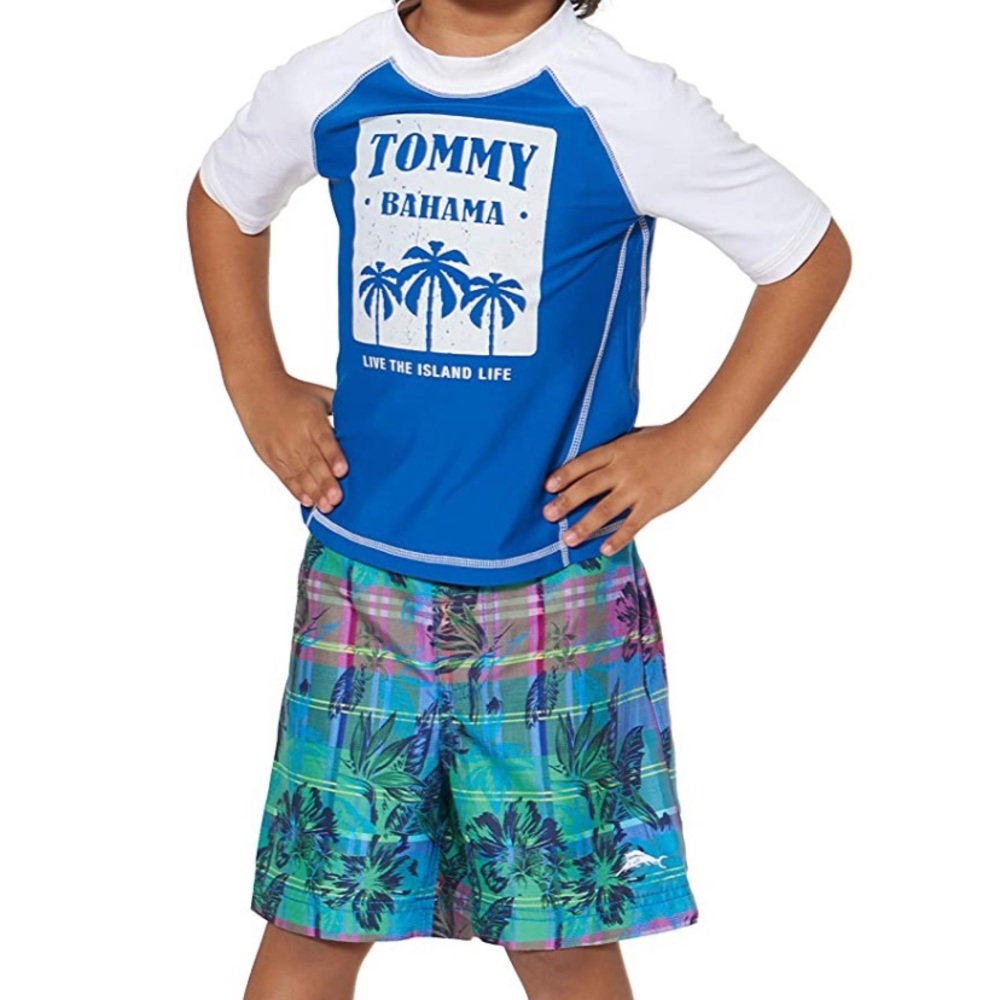 Tommy Bahama Boys Swim Suit Set (3 pieces)